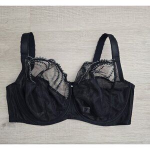 Wacoal Evocative Edge Underwire Bra Full Coverage 855304 Unpadded Unlined 40DDD